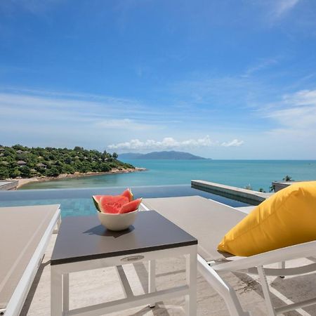 Bayside Luxury Villas: Beachfront Retreat with Sea Views Choeng Mon Exterior photo
