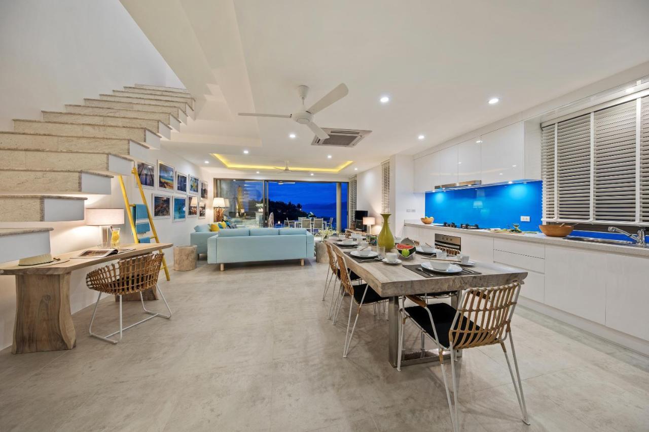 Bayside Luxury Villas: Beachfront Retreat with Sea Views Choeng Mon Exterior photo