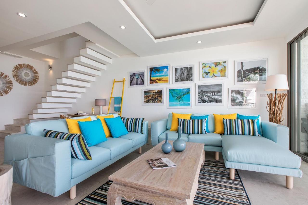 Bayside Luxury Villas: Beachfront Retreat with Sea Views Choeng Mon Exterior photo