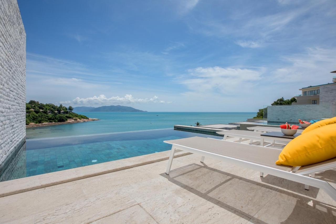 Bayside Luxury Villas: Beachfront Retreat with Sea Views Choeng Mon Exterior photo