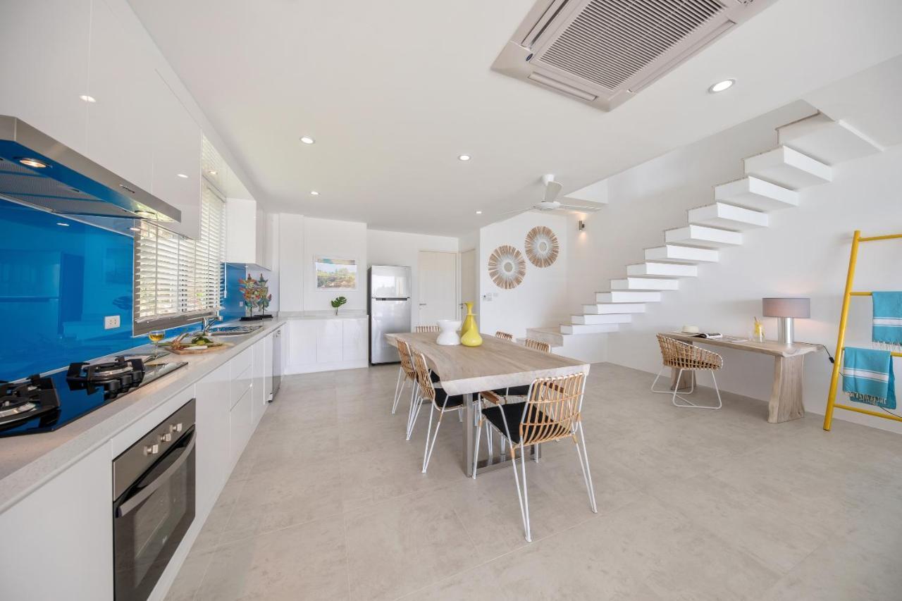 Bayside Luxury Villas: Beachfront Retreat with Sea Views Choeng Mon Exterior photo